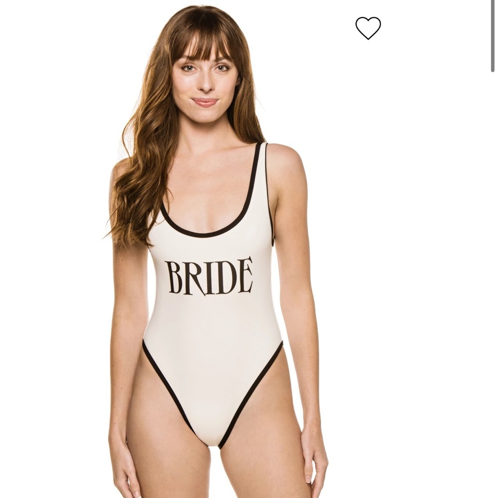 We wore what Bride bathing suit . Worn once like new size medium